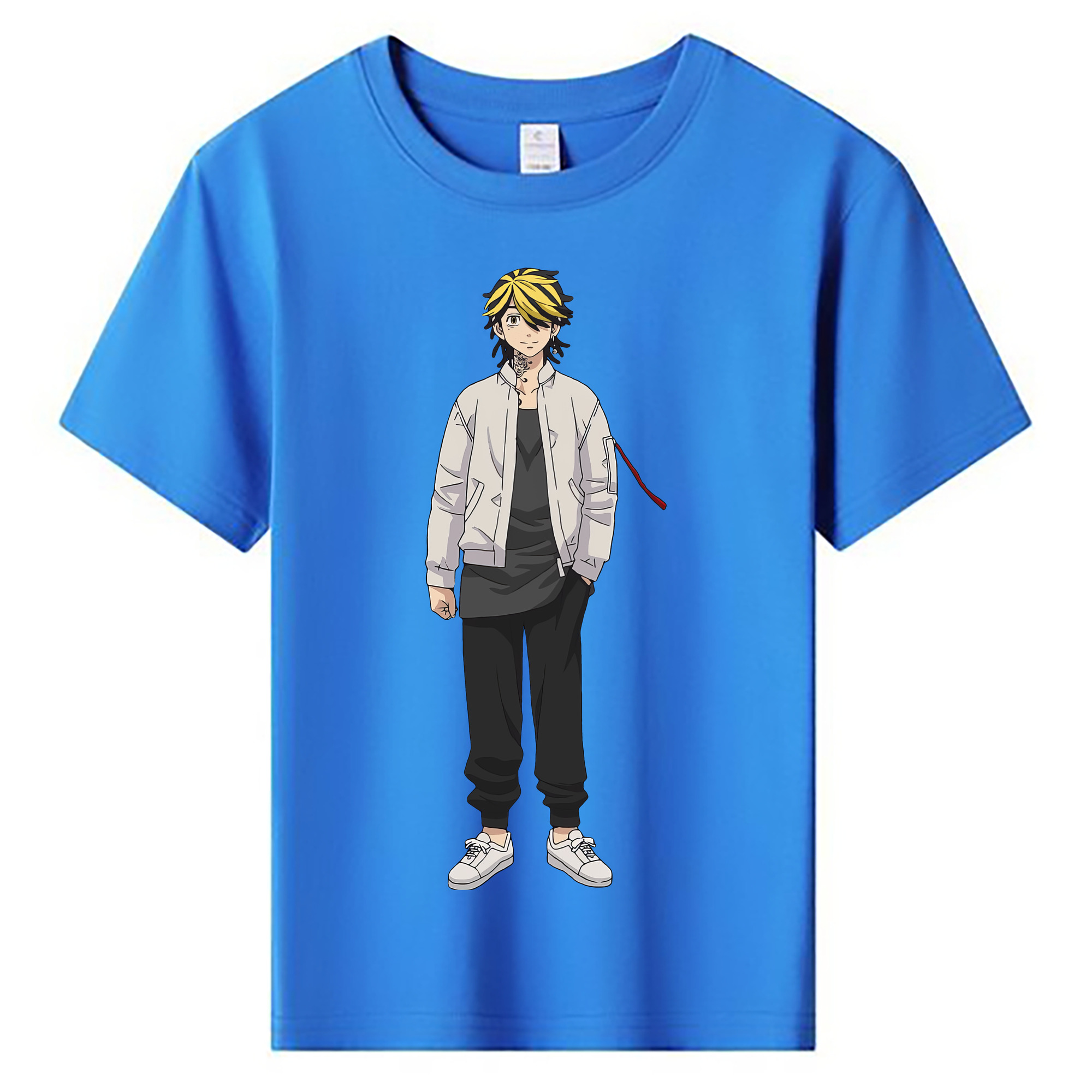 （画像用） 東京リベンジャーズ Tokyo Revengers 綿100％キッズTシャツ（フロントプリント）